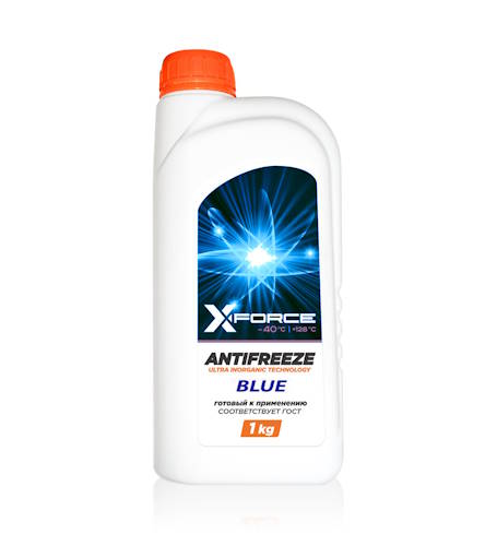 Картинка Антифриз "X-FORCE" Blue 1кг от ООО ТФК Комтекс