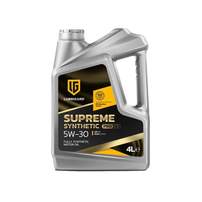 Картинка Моторное масло LUBRIGARD Supreme SYNTHETIC PRO C3 5W-30 4л от ООО ТФК Комтекс