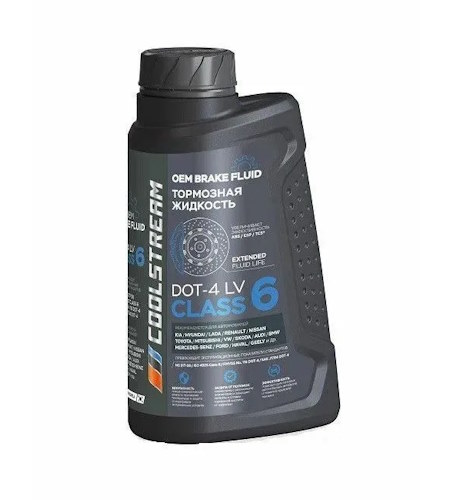 Картинка Тормозная жидкость  «CROWN DOT-4 LV» класса 6 (Hyundai/KIA OEM brake fluid) 1кг от ООО ТФК Комтекс