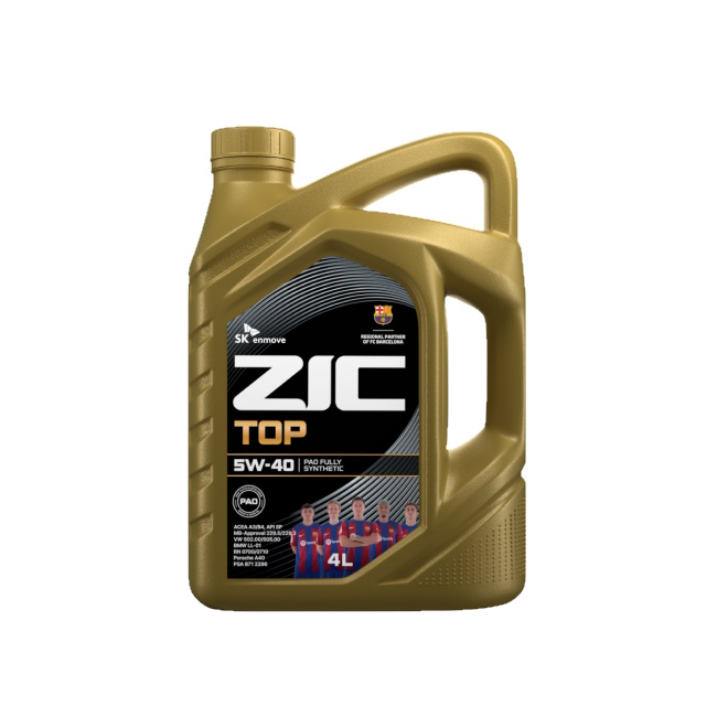 Картинка Моторное масло ZIC TOP 5W-40 4л от ООО ТФК Комтекс