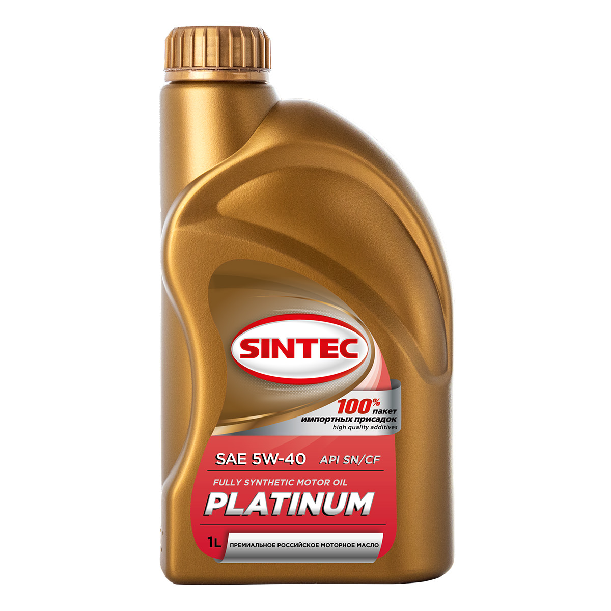 Картинка Моторное масло Sintec  PLATINUM SAE 5W-40 API SN/CF 1л от ООО ТФК Комтекс