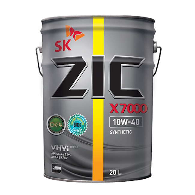 Картинка Моторное масло ZIC X7000 10W-40 20л от ООО ТФК Комтекс