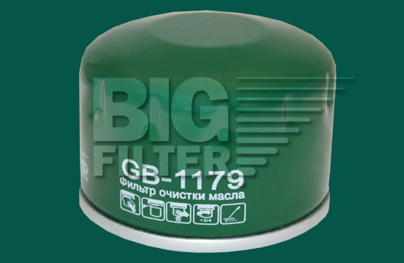 Картинка Фильтр масляный  BIG GB-1179 от ООО ТФК Комтекс