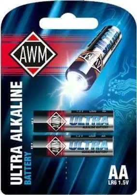 Картинка Щелочные батарейки AWM AA LR6 1,5 V (пальчиковые) от ООО ТФК Комтекс