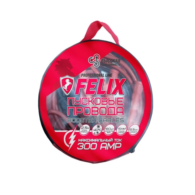 Картинка Пусковые провода FELIX (300А) от ООО ТФК Комтекс