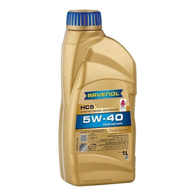 Картинка Моторное масло RAVENOL HCS SAE 5W-40 ( 1л) от ООО ТФК Комтекс