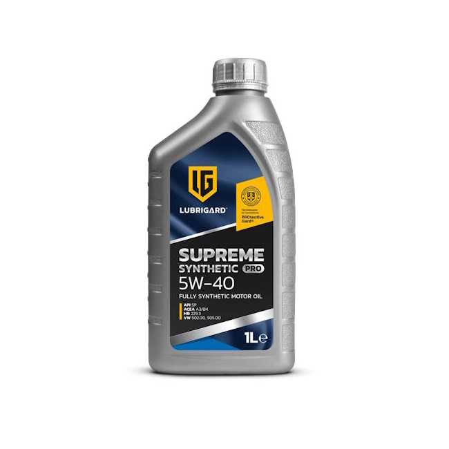 Картинка Моторное масло LUBRIGARD Supreme SYNTHETIC PRO 5W-40 1л от ООО ТФК Комтекс