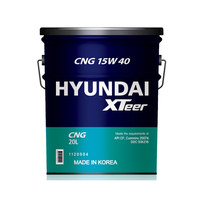 Картинка Моторное масло HYUNDAI  XTeer CNG 15W40, 20 л от ООО ТФК Комтекс