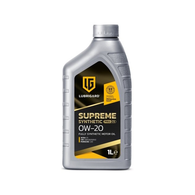 Картинка Моторное масло LUBRIGARD Supreme SYNTHETIC PRO C5 0W-20 1л от ООО ТФК Комтекс