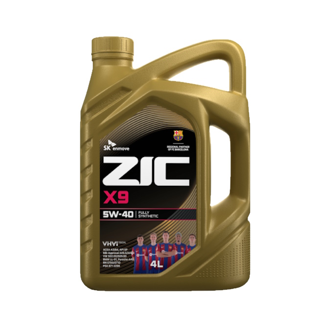 Картинка Моторное масло ZIC X9 5W-40 4л от ООО ТФК Комтекс