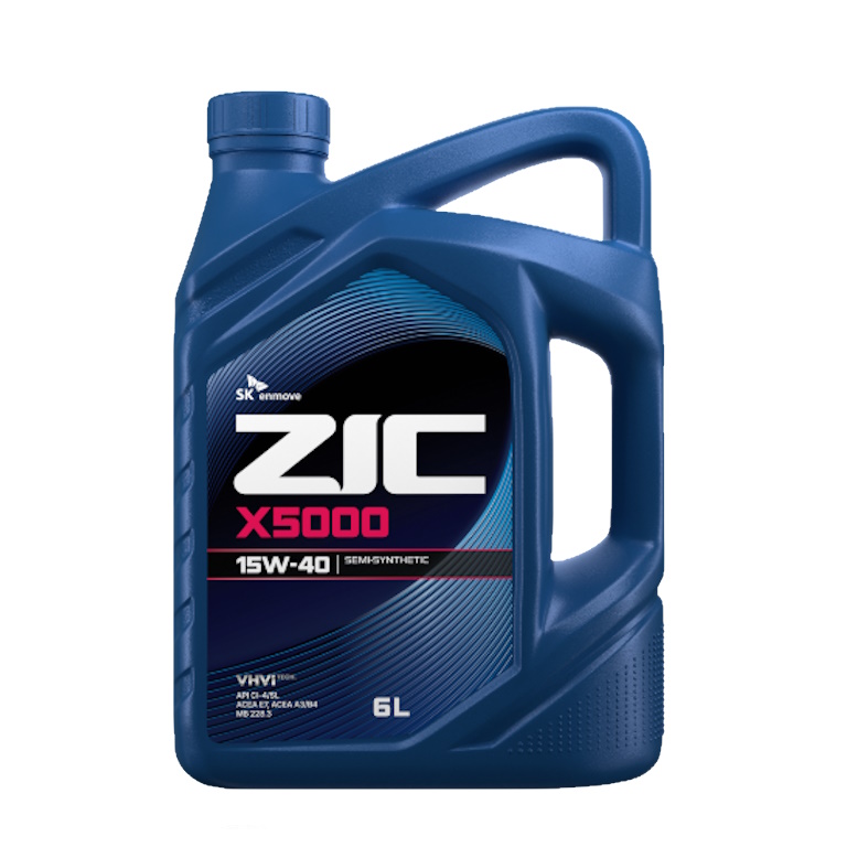 Картинка Моторное масло ZIC X5000 15W-40  6л от ООО ТФК Комтекс
