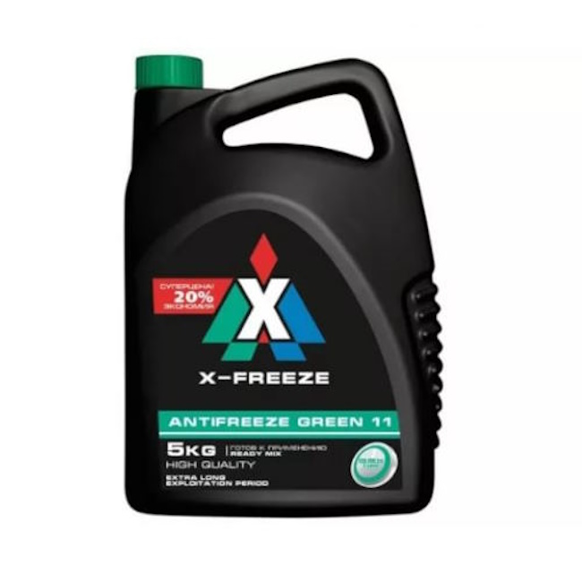 Картинка X-Freeze Антифриз Green 5кг от ООО ТФК Комтекс