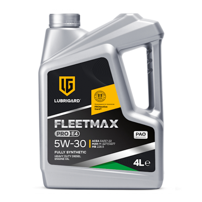 Картинка Моторное масло LUBRIGARD FLEETMAX PRO E4 5W-30 4л от ООО ТФК Комтекс