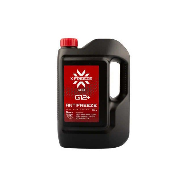 Картинка X-Freeze Антифриз G12+ 3 кг от ООО ТФК Комтекс