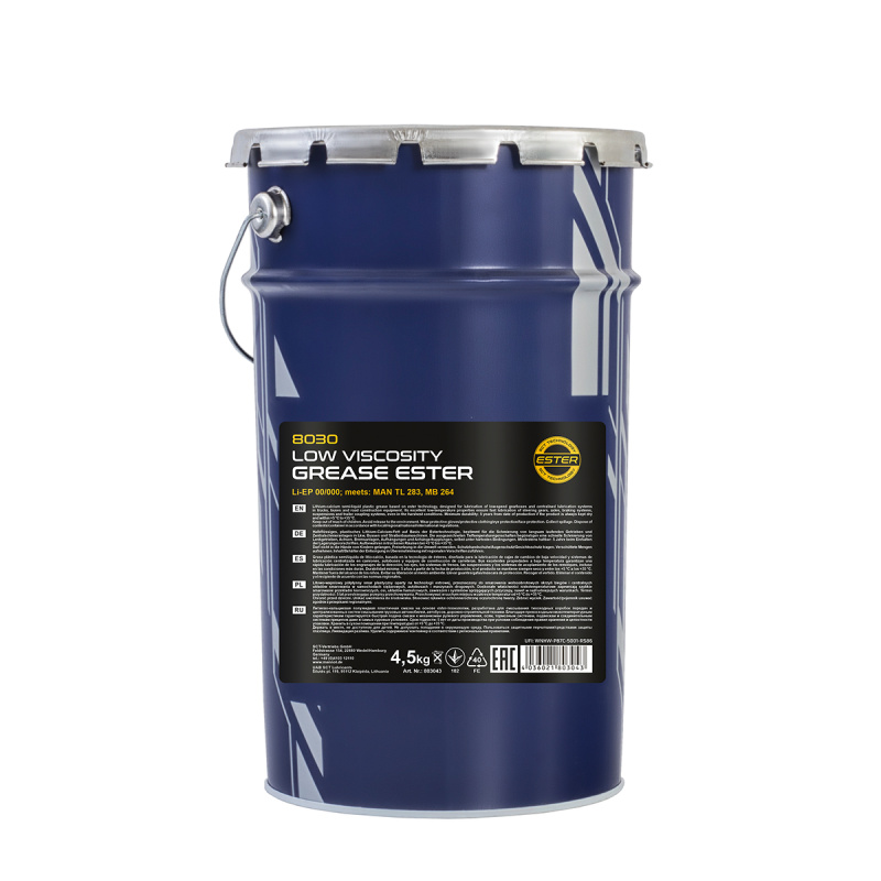Картинка Mannol LOW VISCOSITY GREASE Li-EP 00/000 4,5кг от ООО ТФК Комтекс