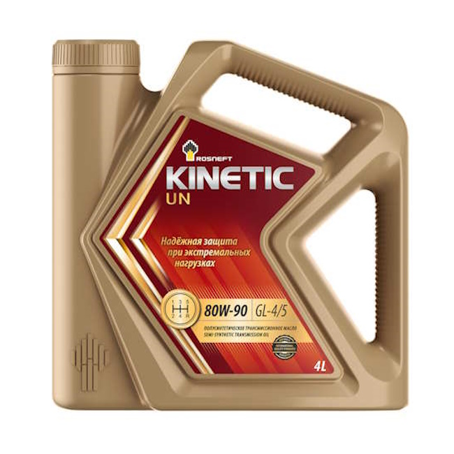 Картинка Масло трансмиссионное Rosneft Kinetic UN 80W-90 4л от ООО ТФК Комтекс