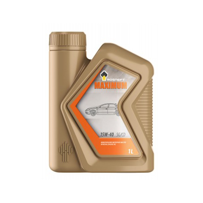 Картинка Масло моторное Rosneft Maximum 15W-40 SG 1 л от ООО ТФК Комтекс
