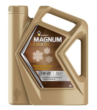 Картинка Масло моторное Rosneft Magnum Coldtec 5W-40 5л синт от ООО ТФК Комтекс