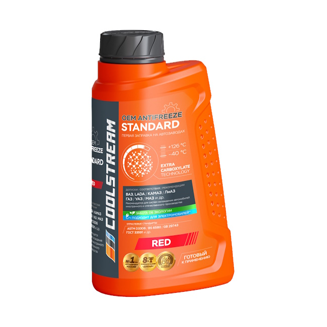 Картинка Антифриз CoolStream Standard RED 40 красн. 1 кг от ООО ТФК Комтекс