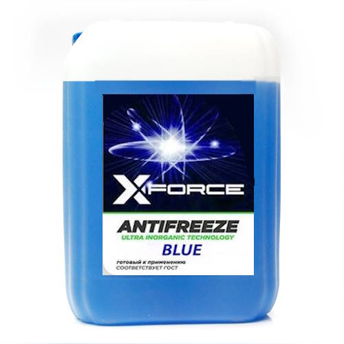 Картинка Антифриз "X-FORCE" Blue 10кг от ООО ТФК Комтекс