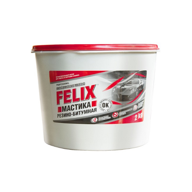 Картинка Мастика резино-битумная FELIX 2кг от ООО ТФК Комтекс