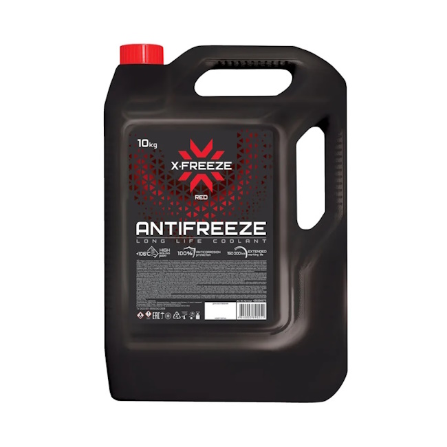 Картинка X-Freeze Антифриз Red 10кг от ООО ТФК Комтекс