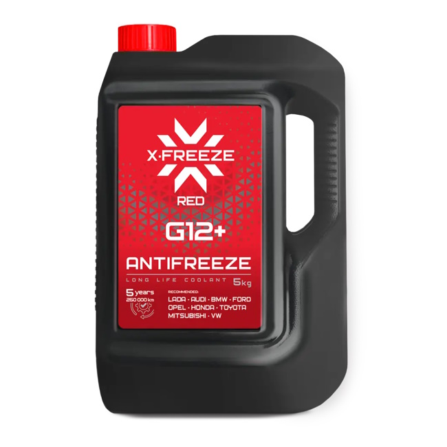 Картинка X-Freeze Антифриз G12+ 5 кг от ООО ТФК Комтекс