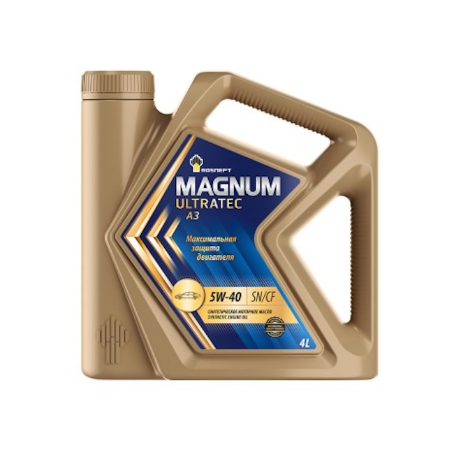 Картинка Масло моторное Rosneft Magnum Ultratec A3 5W-40 4 л от ООО ТФК Комтекс