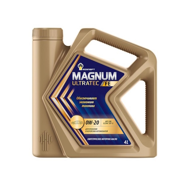 Картинка Масло моторное Rosneft Magnum Ultratec FE 0W–20 канистра 4 л от ООО ТФК Комтекс
