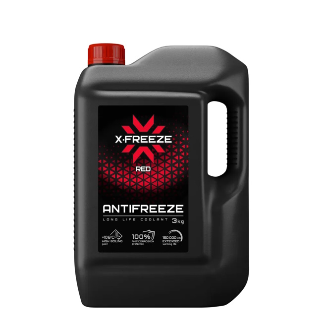 Картинка X-Freeze Антифриз Red 3кг от ООО ТФК Комтекс