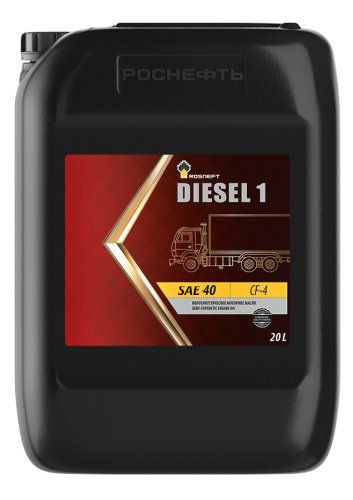 Картинка Масло для дизельных двигателей ROSNEFT DIESEL 1 SAE 40 канистра (20 л) от ООО ТФК Комтекс