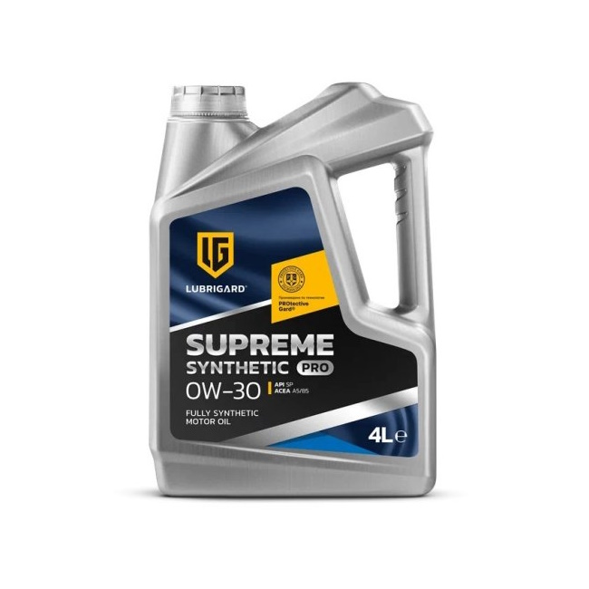 Картинка Моторное масло LUBRIGARD Supreme SYNTHETIC PRO 0W-30 4л от ООО ТФК Комтекс
