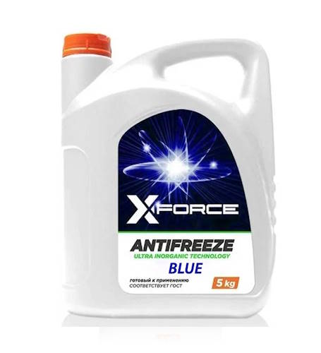 Картинка Антифриз "X-FORCE" Blue 5кг от ООО ТФК Комтекс