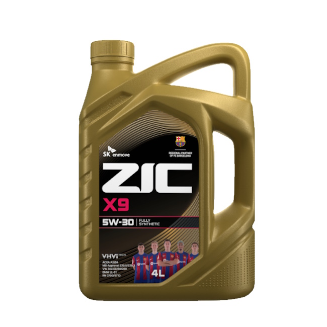 Картинка Моторное масло ZIC X9 5W-30 4л от ООО ТФК Комтекс
