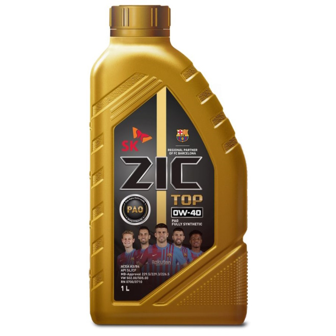 Картинка Моторное масло ZIC TOP 0W-40 1л от ООО ТФК Комтекс