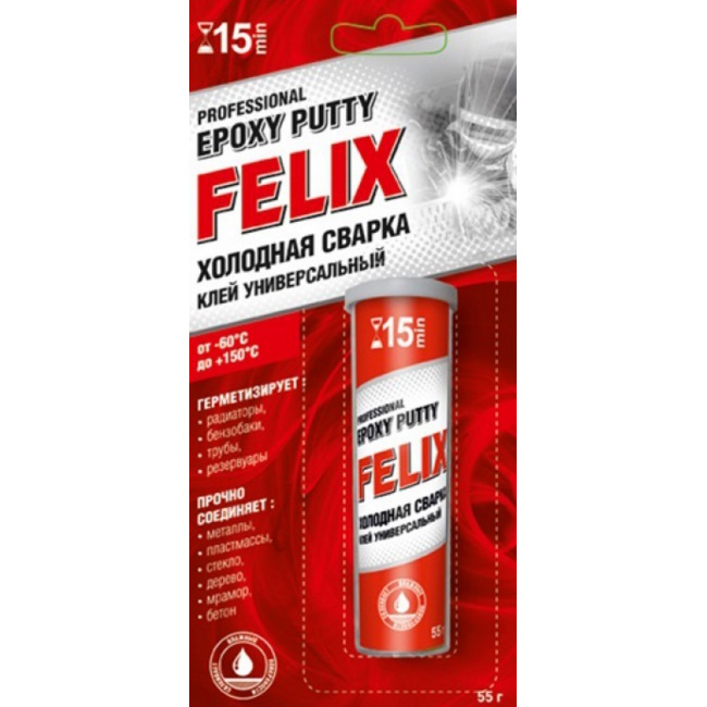 Картинка Холодная сварка FELIX  55гр (блистер) от ООО ТФК Комтекс