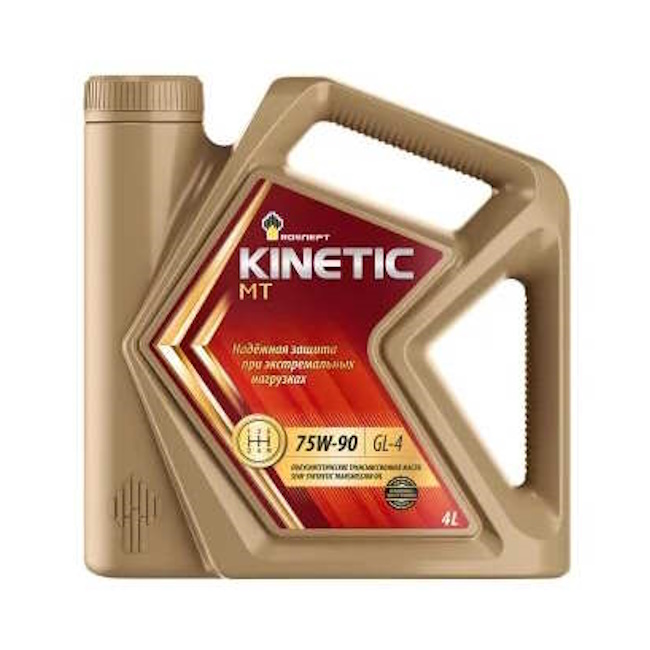 Картинка Масло трансмиссионное Rosneft Kinetic MT 75W–90 4 л от ООО ТФК Комтекс