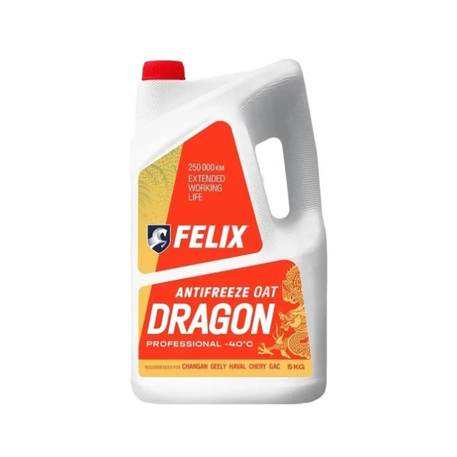 Картинка FELIX Антифриз Dragon 5кг от ООО ТФК Комтекс