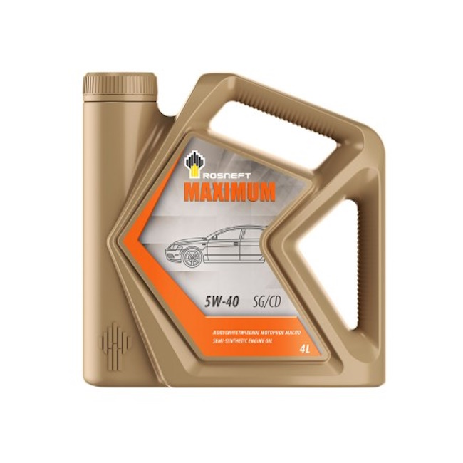 Картинка Масло моторное Rosneft Maximum 5W-40 4 л от ООО ТФК Комтекс