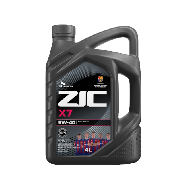 Картинка Моторное масло ZIC X7 5W-40 4л от ООО ТФК Комтекс